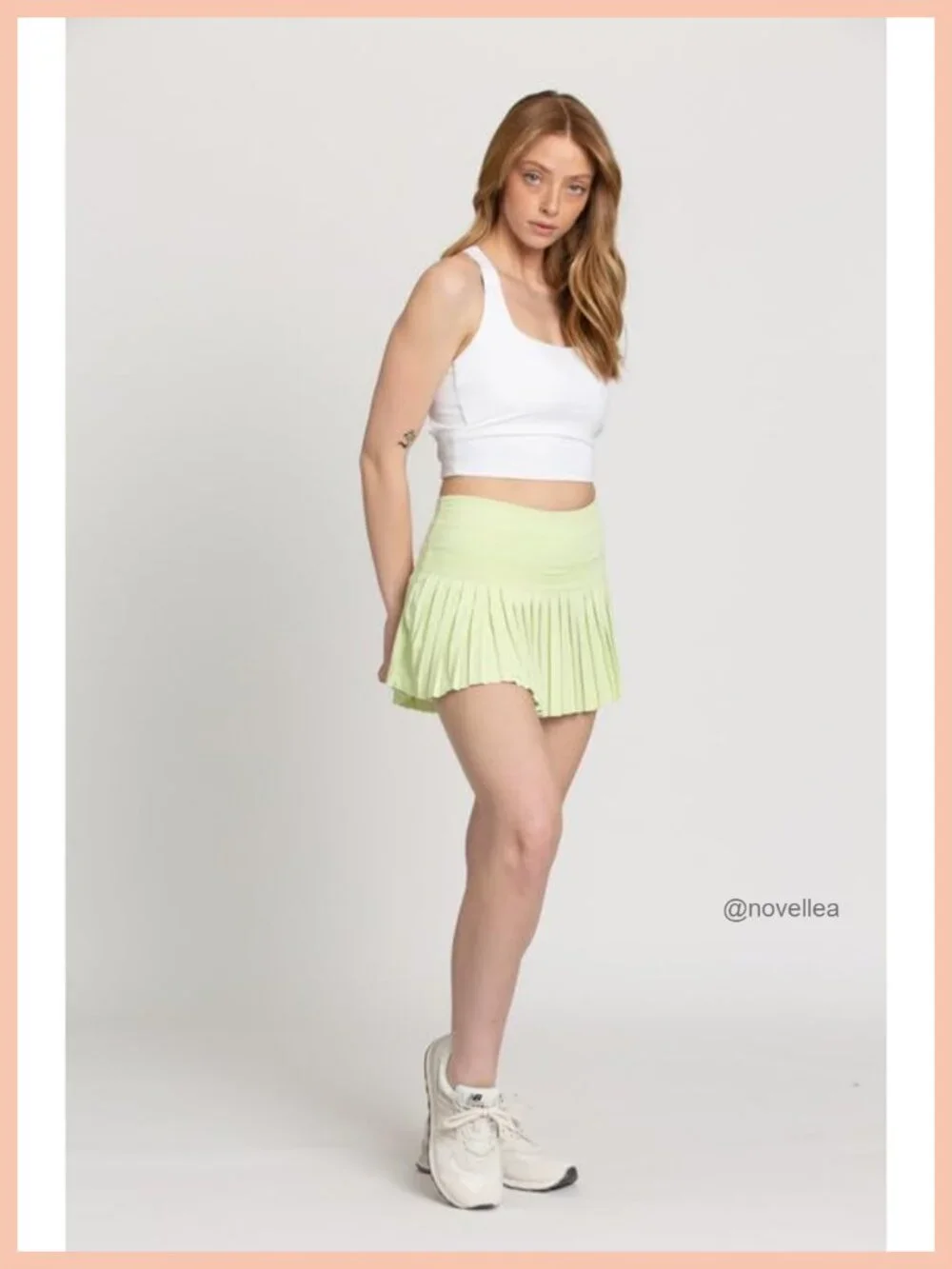 Pleated Tennis Skort with Pockets High Waist Athletic Skirt for Women Golf